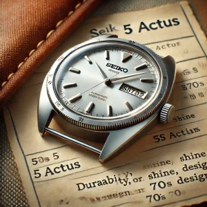 セイコー5 アクタス 歴史 アクタスのSSケースの特徴