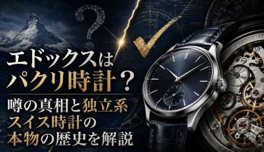 エドックスはパクリ時計？噂の真相と独立系スイス時計の本物の歴史を解説