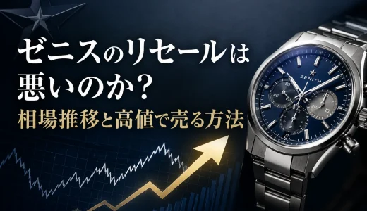 ゼニスのリセールは悪いのか？相場推移と高値で売る方法
