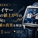 タグホイヤーモナコの値上がりの最新動向と資産価値の真実を解説