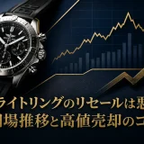 ブライトリングのリセールは悪い？相場推移と高値売却のコツ