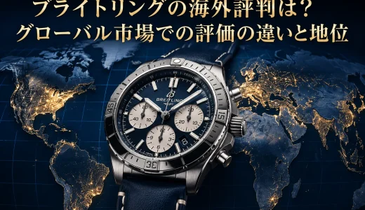 ブライトリングの海外評判は？グローバル市場での評価の違いと地位