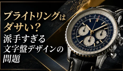 ブライトリングはダサい？派手すぎる文字盤デザインの問題
